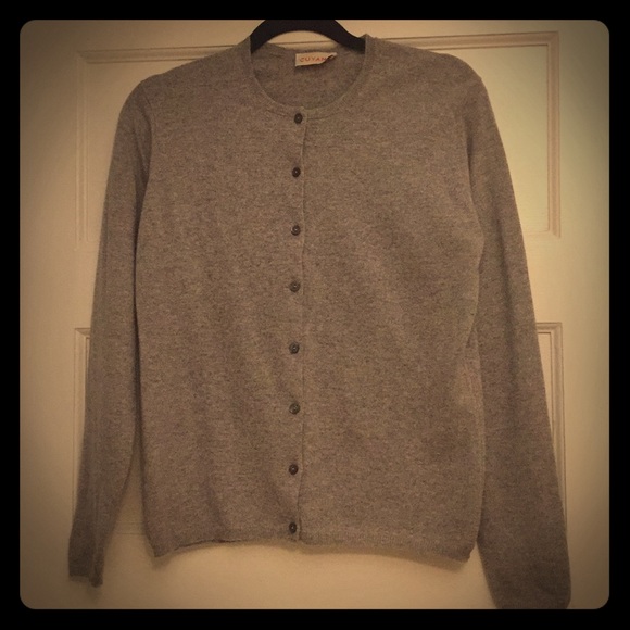 cuyana cashmere cardigan